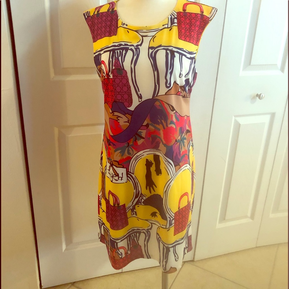 NWT Multicolor pullover shift dress